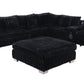 S329 Snuggle Station (Black)7pcs Sectional