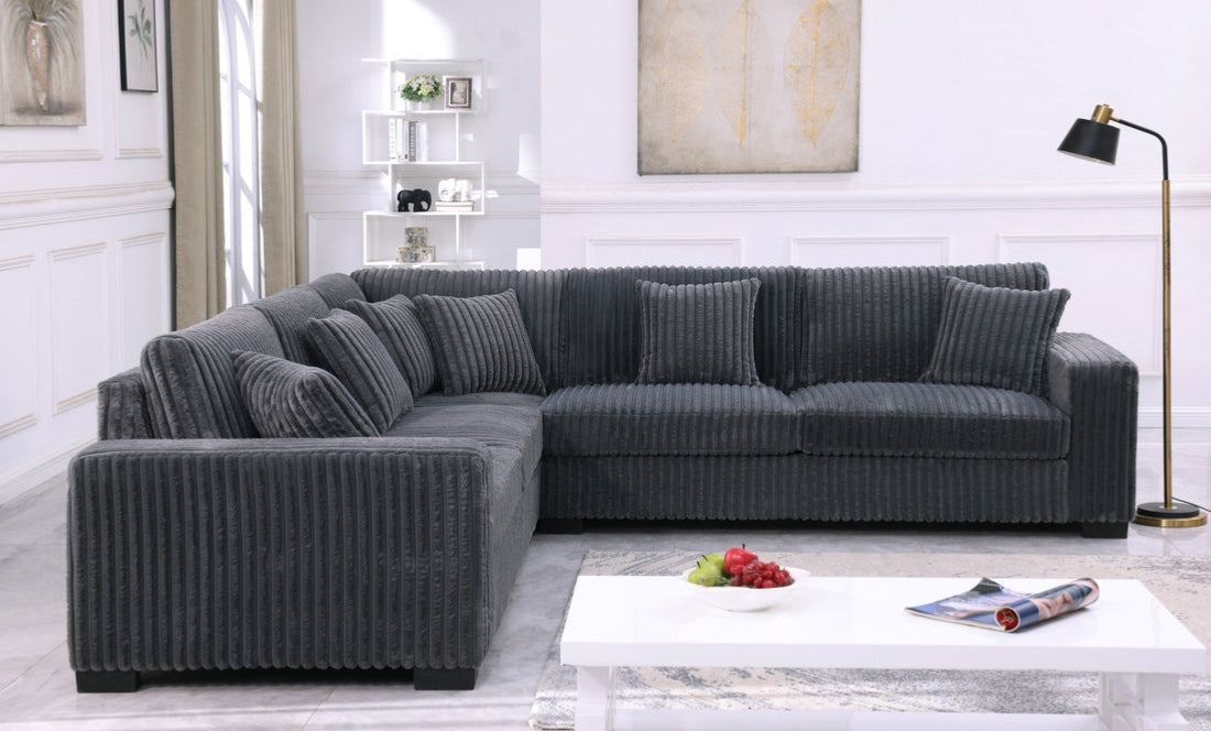 S861 Comfy II Grey Sectional