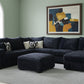 S320 Texan (Black)4pcs Sectional