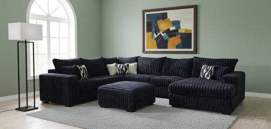S320 Texan (Black)4pcs Sectional