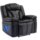S2025 Innova (Black)3PCS - Sofa and Loveseat, & Recliner