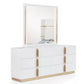 B7551 Evon (White) Queen and King bedroom set
