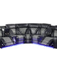 S4201 Robin (Black) Reclining Sectional