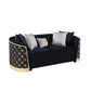 S3800 Athena (Black)Sofa and Loveseat