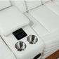 S2021 Lucky Charm Sectional (White) Reclining sectional