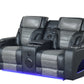 S4200 Robin (Black) 3PCS - Sofa and Loveseat, & Recliner