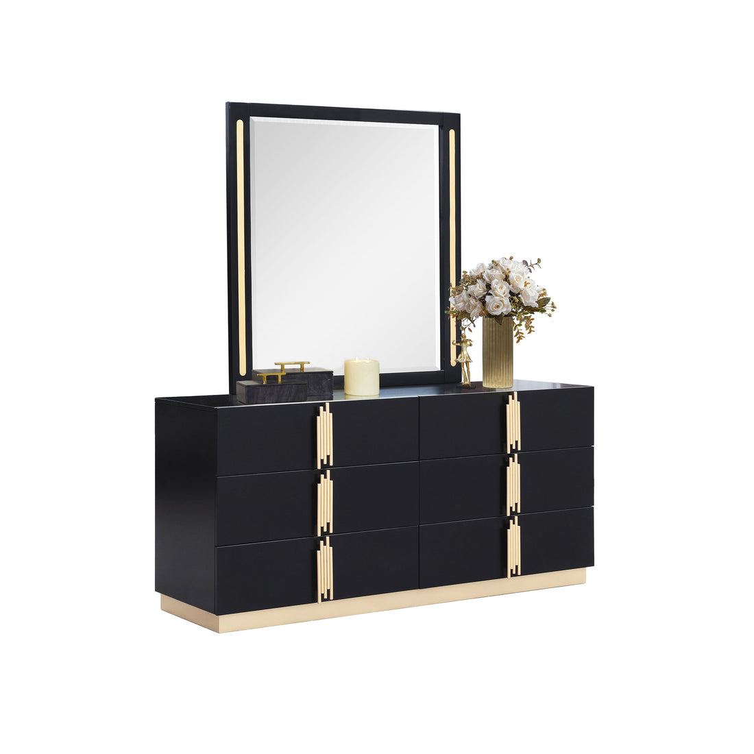 B7550 Evon (Black) Queen and King bedroom set