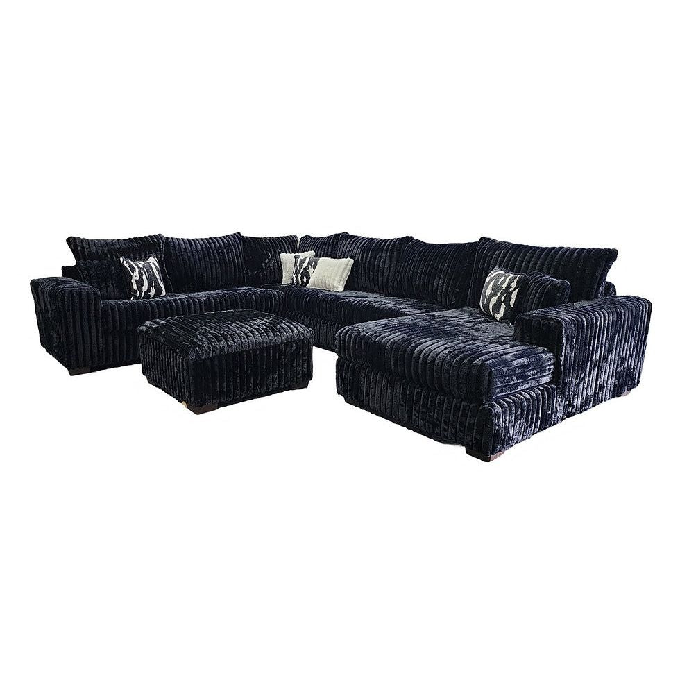 S320 Texan (Black)4pcs Sectional
