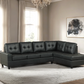 James Black PU Reversible Sectional