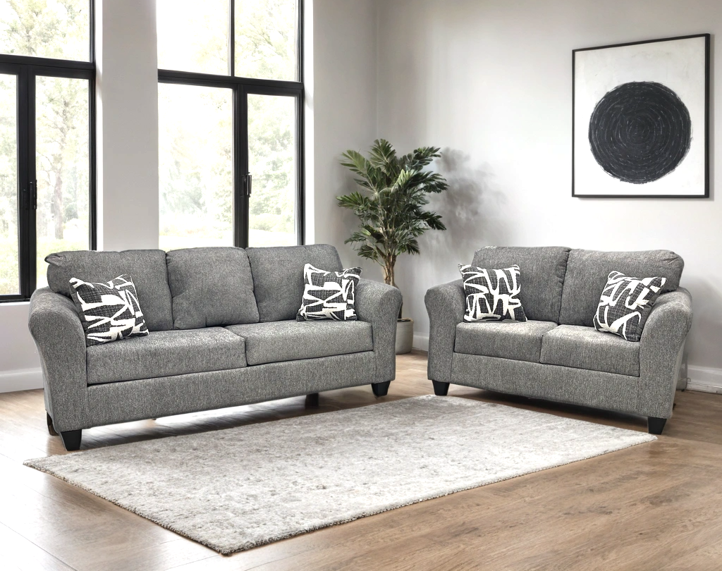 210 - 2PC Sofa and Loveseat Set