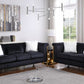 S8288 Fara (Black/Gold) Sofa and Loveseat