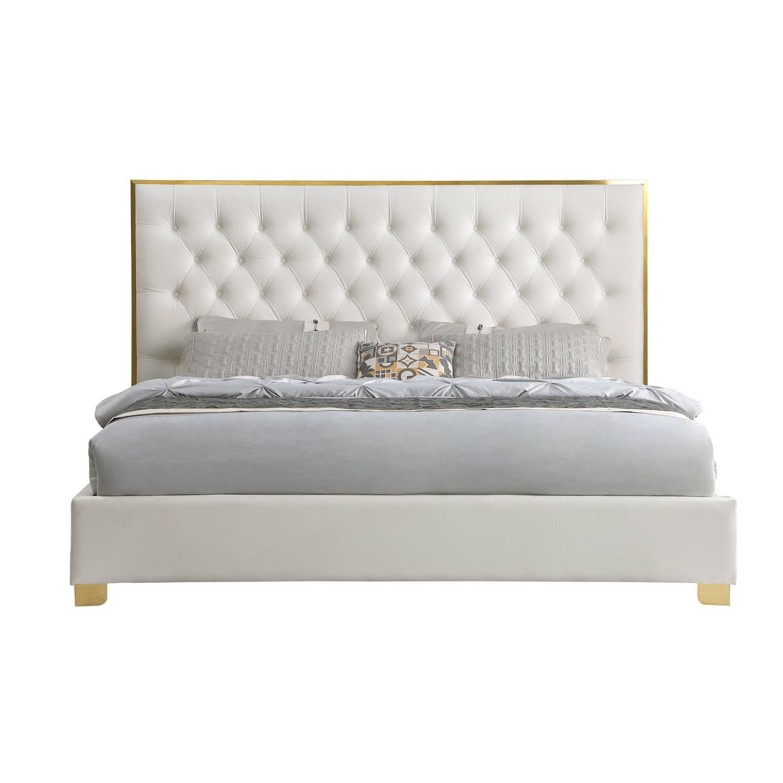 B600 Rose (Cream) Platform Bed