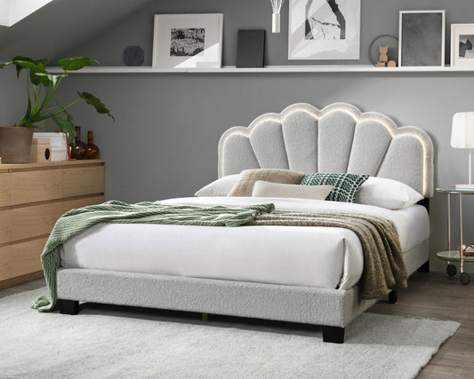 B9132 Gul Platform Bed  (Grey)