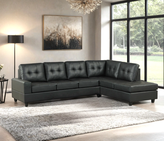 James Black PU Reversible Sectional