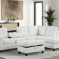 Rocket White PU Reversible Sectional **NEW ARRIVAL**