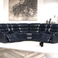 Rose Navy Reclining Sectional