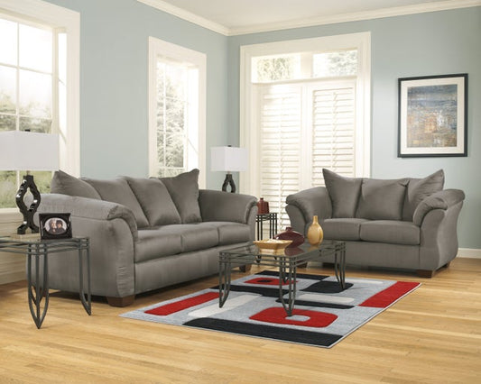 Ashley 750-05 Sofa & Loveseat (Cobblestone)