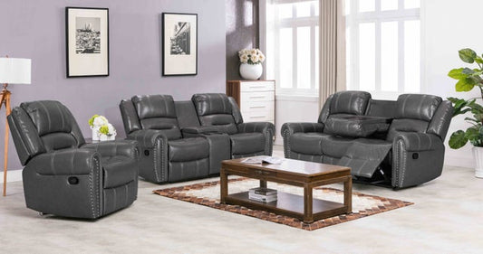 Lexington 2023 - 3PC Reclining Living Room (Gray)