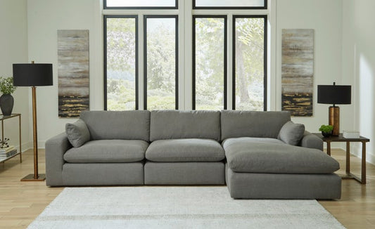 10006 3PC Sectional (Grey Cream)