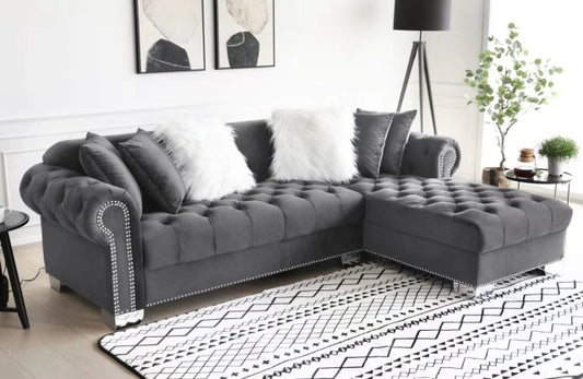 Royal - Sectional (Beige) (Black) (Grey)