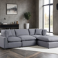 SKY Charcoal Linen Modular Sectional