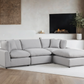 SKY Gray Linen Modular Sectional