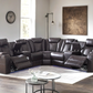 Spaceship Espresso Power Reclining Sectional **ON SALE**
