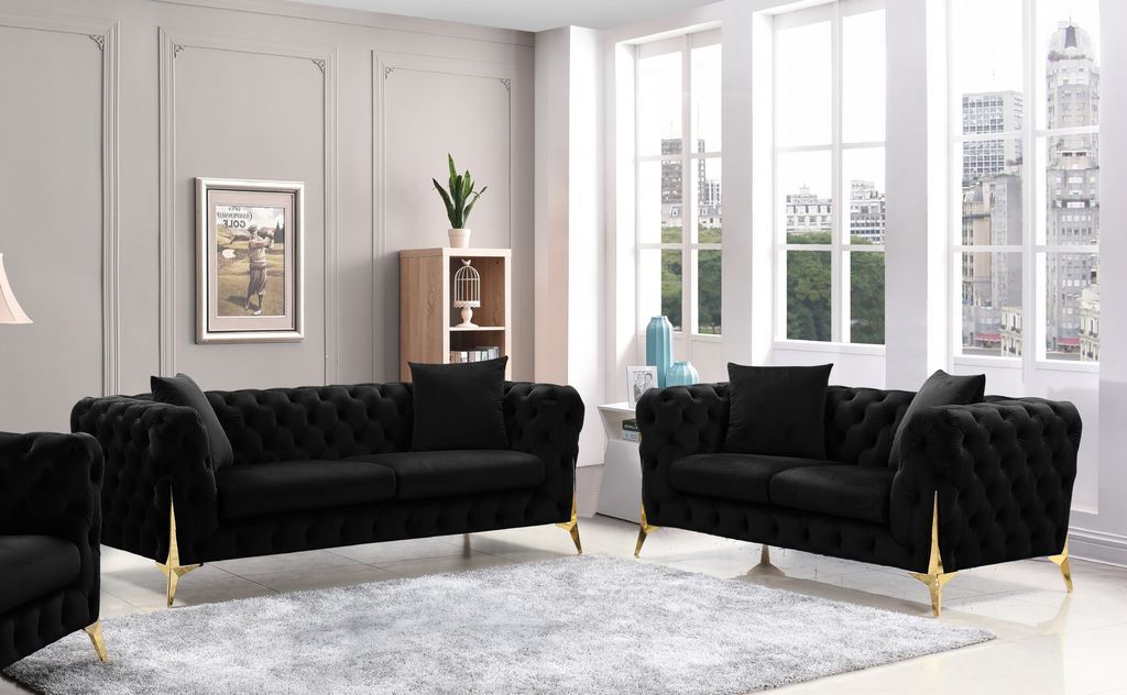 STAR: 2PC Sofa & Loveseat Set (1 SET LEFT)
