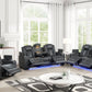 STEFANO30 3PC Reclining Set (Gray)