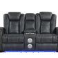 STEFANO30 3PC Reclining Set (Gray)