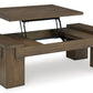 T763-9 Lift Top Cocktail Table