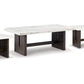 T779 Marble Occasional Table Set **NEW ARRIVAL**