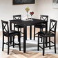 Tahoe - Cappuccino - Pub Table + 4 Chairs
