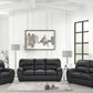 Tiffany Black - 2PC or 3PC Living Room Set