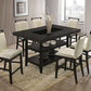 Tommy White - Counter Height Table & 6 Chairs Set