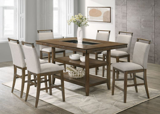 Tommy40 - Counter Height Table & 6 Chairs Set **NEW ARRIVAL**