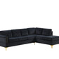 Vogue2 Black Sectional **NEW ARRIVAL**