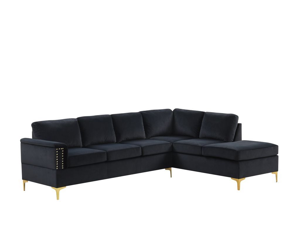 Vogue2 Black Sectional **NEW ARRIVAL**