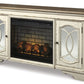 W743-68 - TV Stand w/Fireplace 74"L **NEW ARRIVAL**