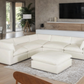 XL CLOUD SAND Sectional + Ottoman Set