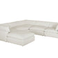 XL CLOUD SAND Sectional + Ottoman Set