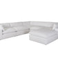 XL CLOUD WHITE Sectional + Ottoman Set