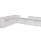 XL CLOUD WHITE Sectional + Ottoman Set