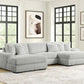XL SUNDAY2 - GRAY 3PC Sectional