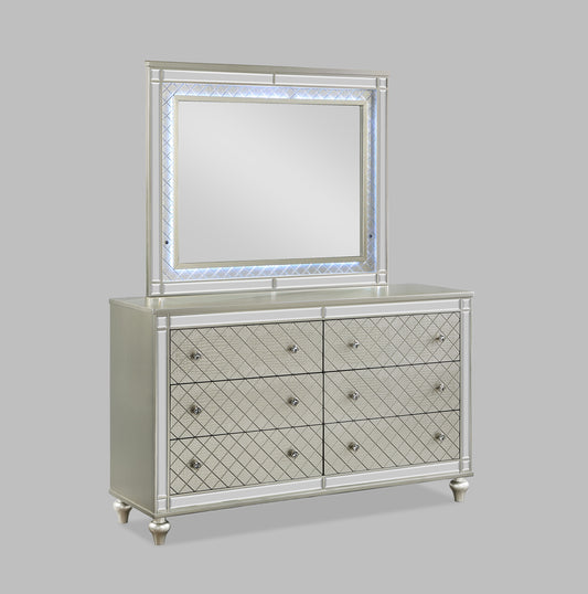 B1680 Cristian Champagne Dresser and Mirror