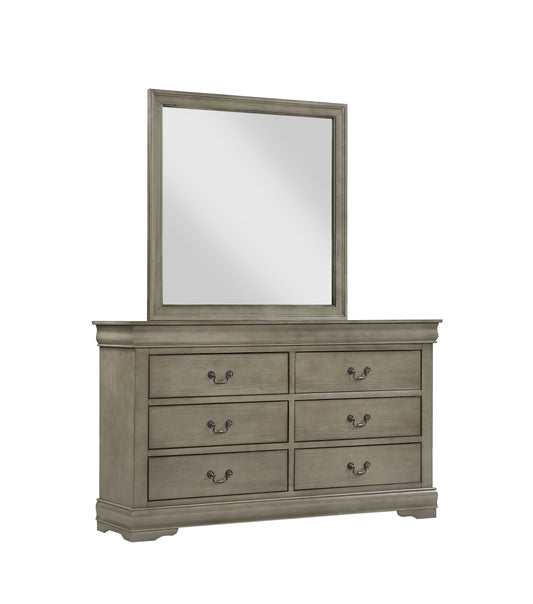 B3550 Louis Philip Grey Mirror Only