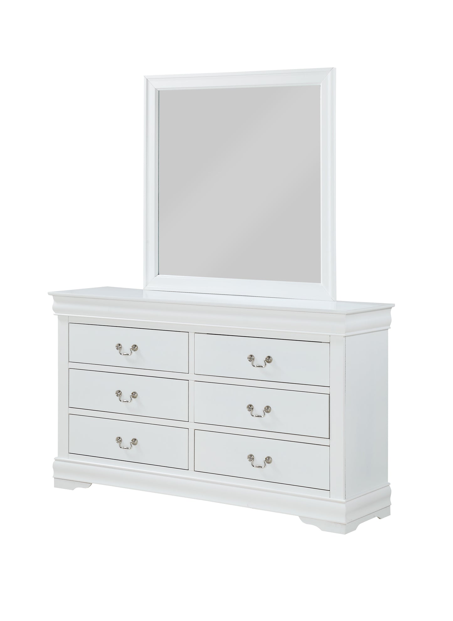 B3650 Louis Philip White Dresser Only