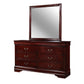 SETB3800 Louis Philip Cherry Bedroom Set