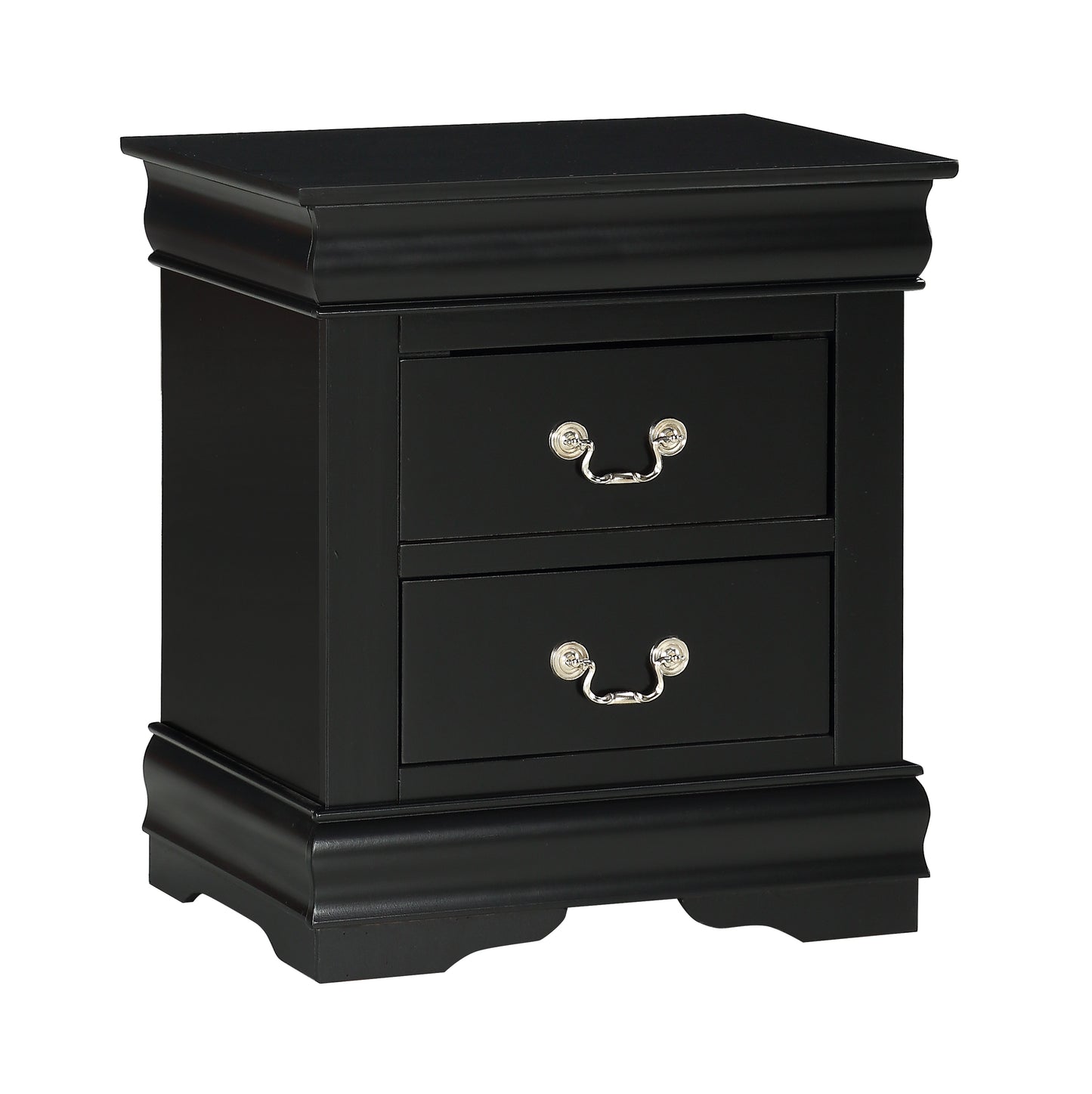 B3950 Louis Philip Black Nightstand