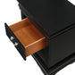 SETB3950 Louis Philip Black Bedroom Set
